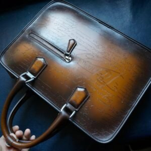 Un Jour Briefcase Cacao Brown