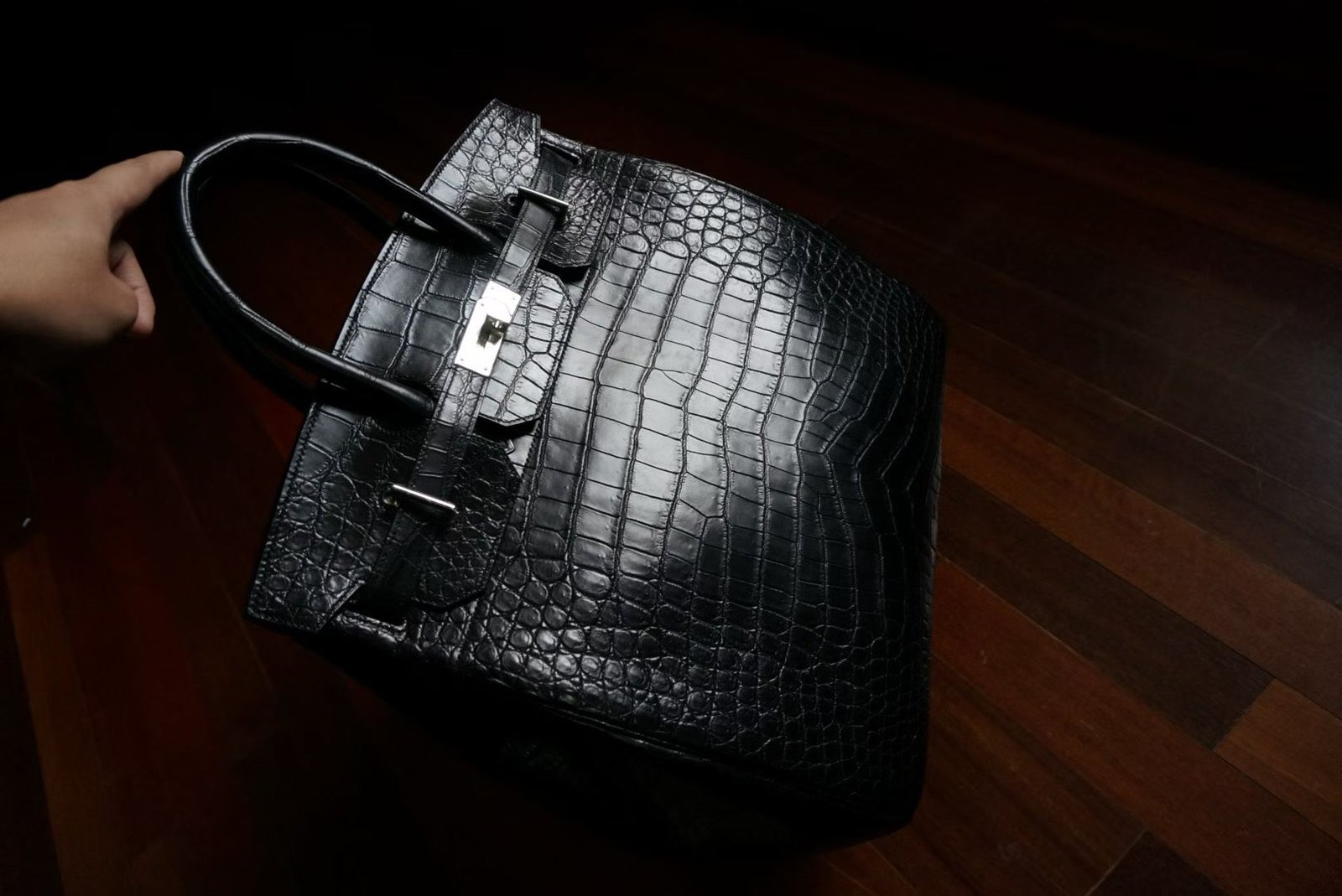 HAC 40 Black Crocodile