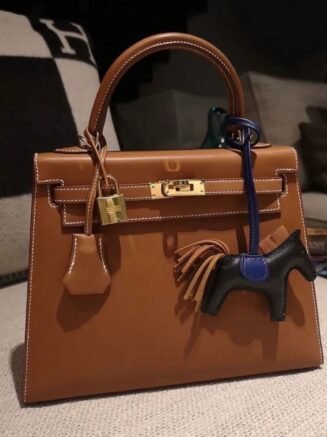 Kelly 25 Barenia Faubourg Fauve GHW