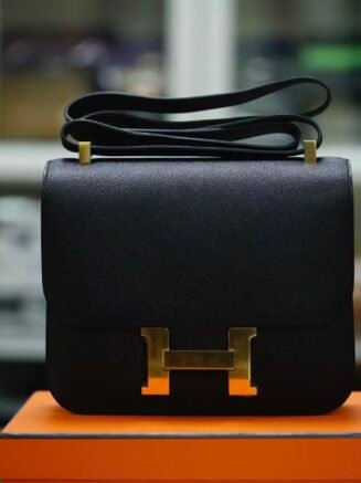 Constance 24 Epsom Noir Sellier GHW
