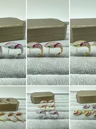 Bvlgari Serpenti Full Pavé Snake Earrings