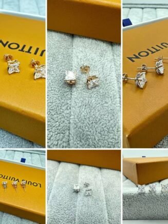 LV：Louis Vuitton Mini Diamond Stud Earrings