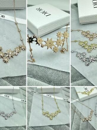 Dior：Rose des Vents / Étoile des Vents Eight-Pointed Star Combination Necklace